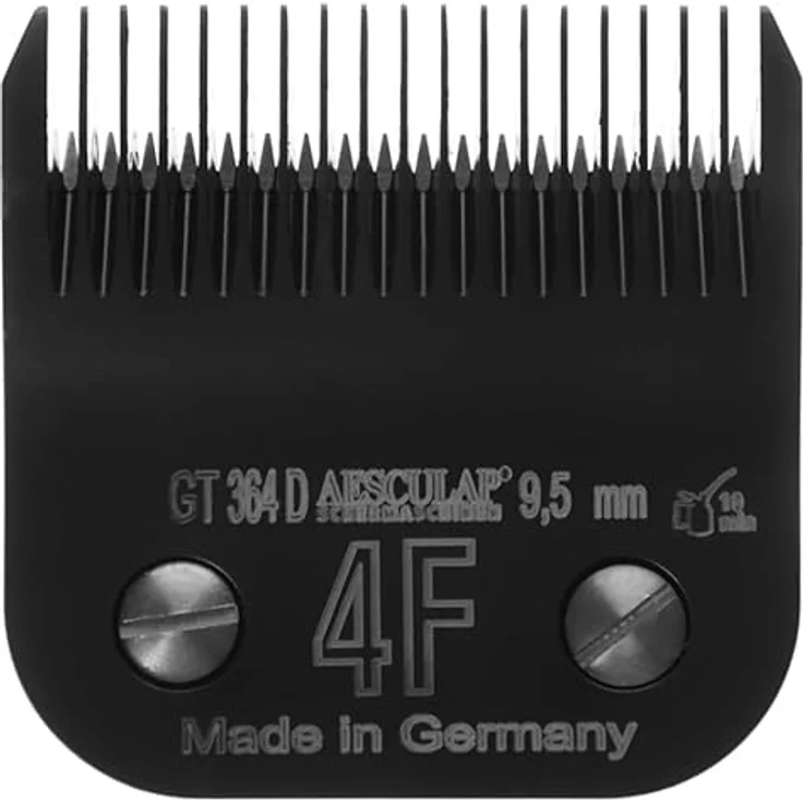 KERBL Aesculap Scherkopf GT364D, SnapOn mit DLC-Beschichtung, Größe 4F, Schurhöhe 9,5 mm, Scherbreite 40 mm, hoher Verschleißschutz, optimaler Korrosionsschutz – Bild 2