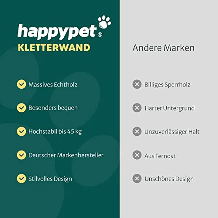 Happypet Kratzbaum, 3er-Set Katzentreppen, Designer Catwalk, Massivholz, Filzbezug – Bild 8