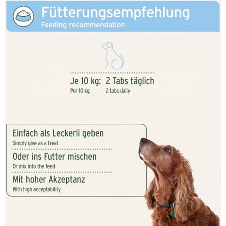 AniForte Bierhefe Tabs, 500 Stück (260g) - Hochwertige Hunderation mit natürlicher Pflanzenpower für gesundes Fell und Haut – Bild 5