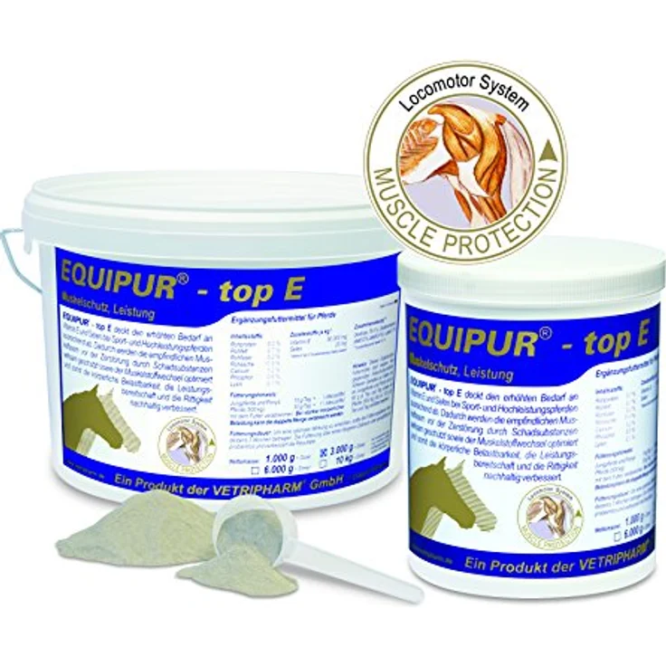 Equipur top E, Hochkonzentriertes Vitamin E für Pferde, 10kg – Bild 1