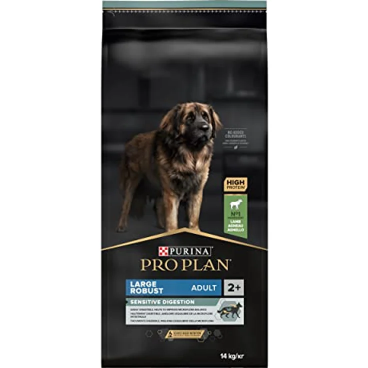 PURINA Pro Plan Dog Optidigest Large Robust, Trockenfutter für empfundliche Hunde, 14 kg, hochverdaulich mit Lammproteinen – Bild 5