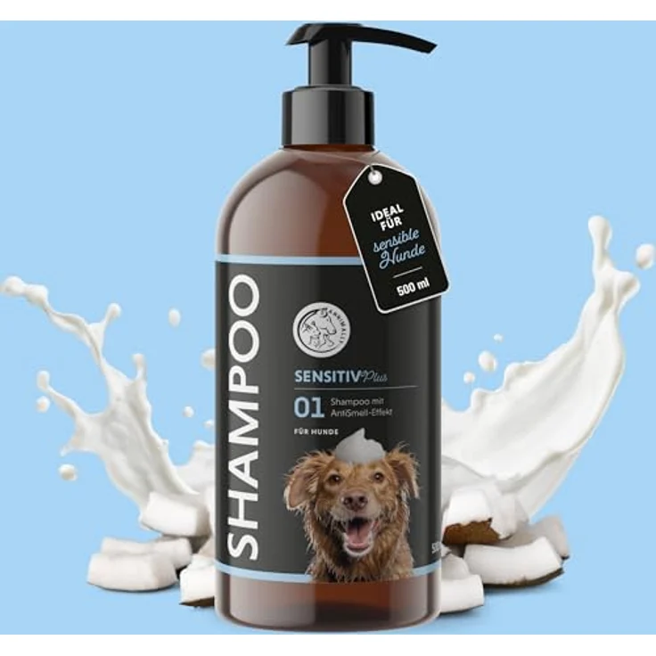 Annimally Sensitiv Plus Pflegeset, Natürliches Hundeshampoo, Conditioner & Leave-In Spray für sensible Hunde & Welpen, ph-neutral, ohne Silikone, Parabene & künstliche Duftstoffe, je 500 ml – Bild 5