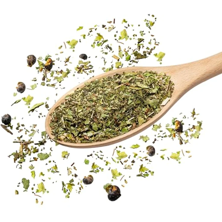 AniCanis Bio Harnglück, Nierenkräuter für Hunde, 100g Kräutermix zur Unterstützung von Niere, Blase und Harnwegen, 100% Bio und vegan – Bild 2