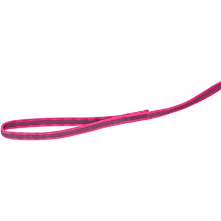 JULIUS K-9 IDC Color & Gray gummierte Leine, 14 mm x 1,2 m mit Schlaufe, stark und wetterfest, Pink-Grau – Bild 2