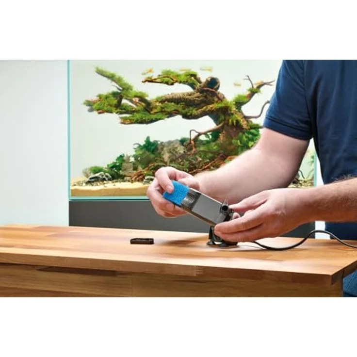 OASE 42661 BioCompact 25, Aquarium Innenfilter für Süß- und Meerwasser bis 25 l, regulierbare Wassermenge bis 240 l/h, energiesparend und leise – Bild 5