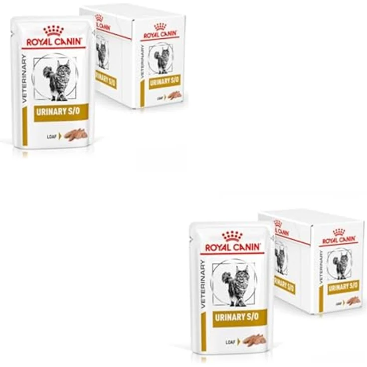 Royal Canin Veterinary Urinary S/O Mousse für Katzen, Diät-Alleinfuttermittel zur Auflösung und Verringerung von Struvitsteinen, Doppelpack, 2 x 12 x 85 g – Bild 1