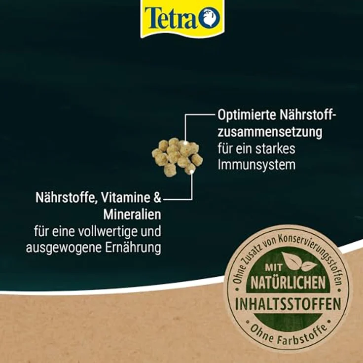 Tetra Pond Pellets Mini, Fischfutter für kleine und junge Teichfische, 4 L Beutel, unterstützt gesunde Fische und klares Wasser – Bild 3