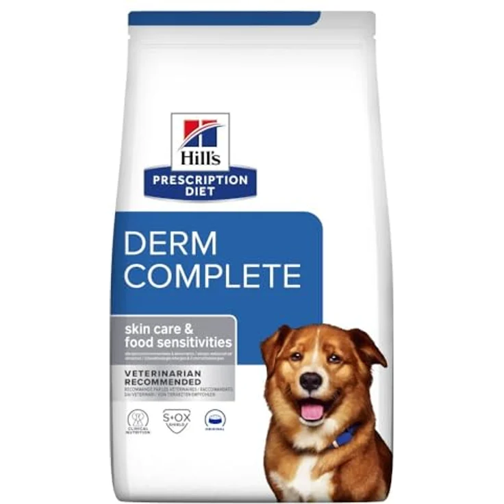 Hill's Prescription Diet Derm Complete, Hundefutter zur Unterstützung der Hautgesundheit, 12 kg – Bild 2
