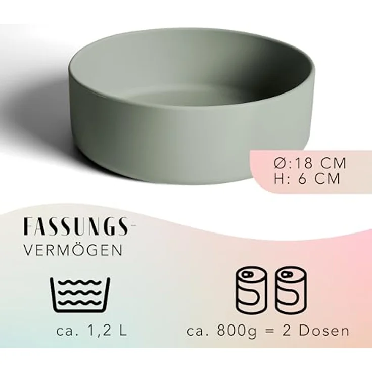 ne&no® Silikon Fressnapf 1200 ml, rutschfester Hundenapf für kleine und mittelgroße Hunde, spülmaschinenfest und geruchsneutral – Bild 2