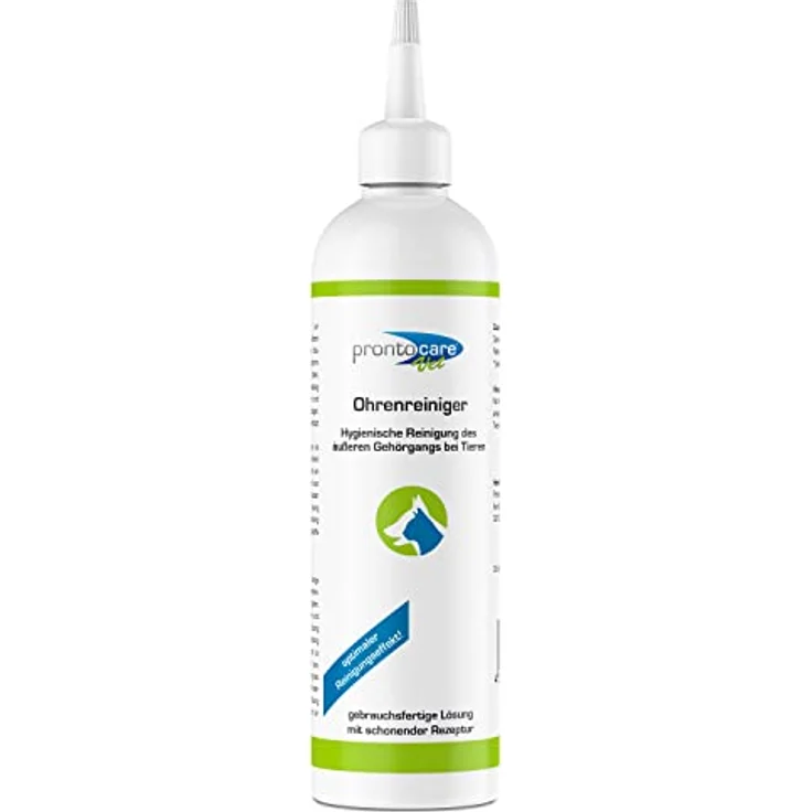 Prontocare-Vet Ohrenreiniger 250ml für Hunde und Katzen | Innovative Formel zur Schmerzlinderung und effektiven Ohrreinigung – Bild 1