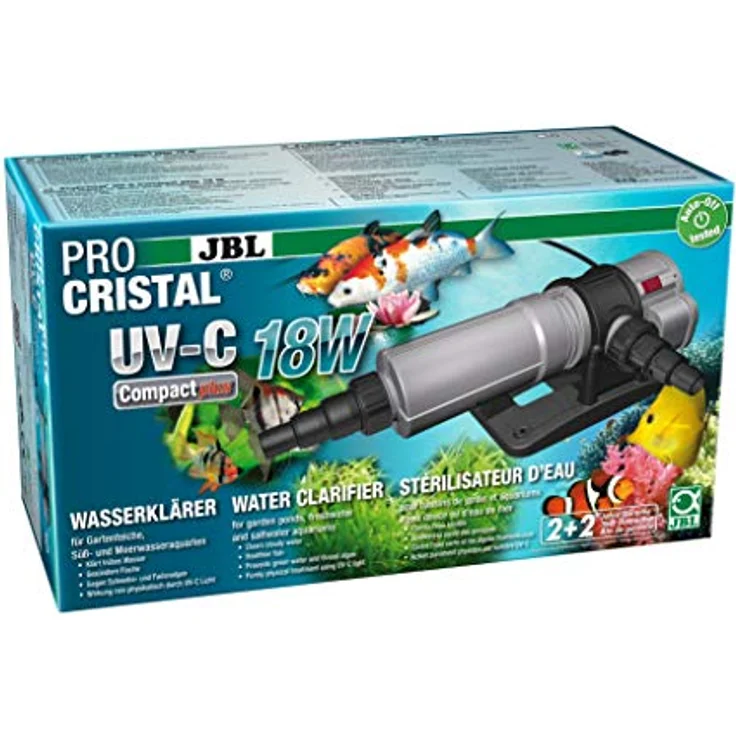 JBL UVC Wasserklärer 1500 l, Aussenfilter für Süsswasser, kompakt für Schläuche 12-19 mm – Bild 1
