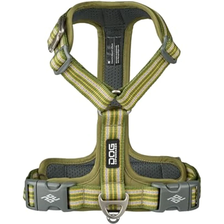 DOG Copenhagen Comfort Walk Air 3.0 Hundegeschirr - Ergonomisches Geschirr mit reflektierendem Besatz, wasserabweisend, Größe L, Hunting Green – Bild 3