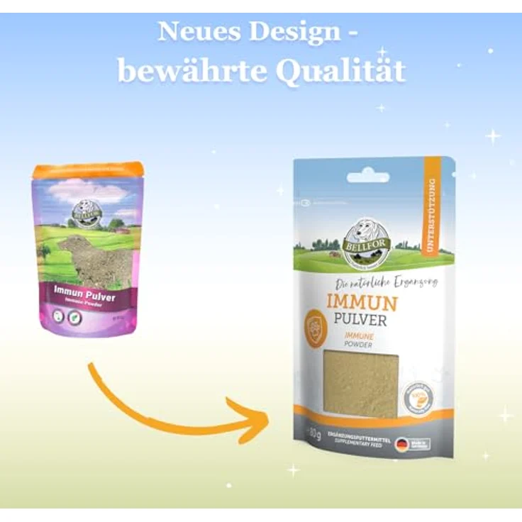 Bellfor Futterset für Kleiner Münsterländer – Getreidefreies Trockenfutter mit Weidelamm & Wildkaninchen 2,5 kg, Soft-Snacks 200 g & Immun Pulver 80 g – Bild 2