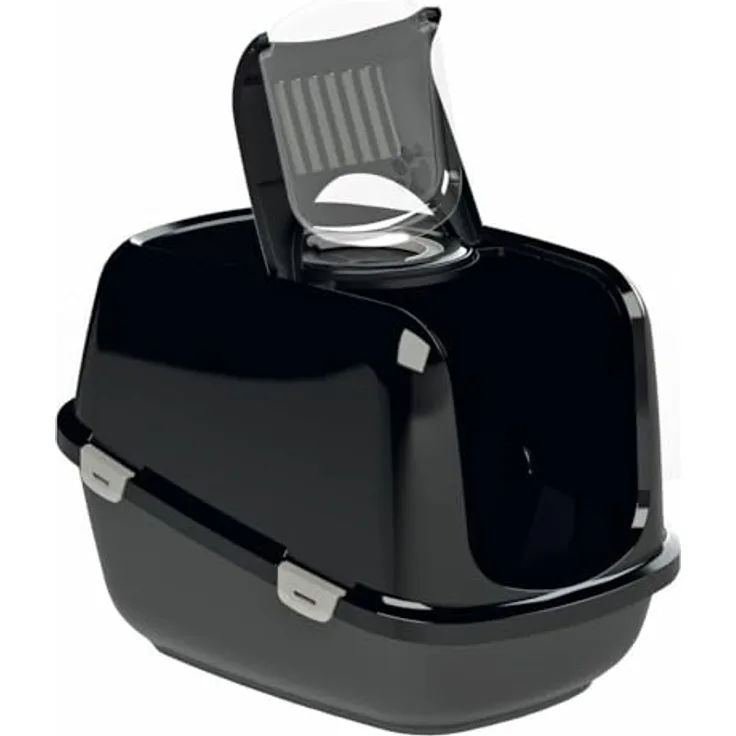 PeeWee EcoDome - Katzentoilette - Starter-Paket Schwarz