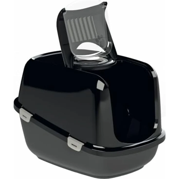 PeeWee EcoDome - Katzentoilette - Starter-Paket Schwarz