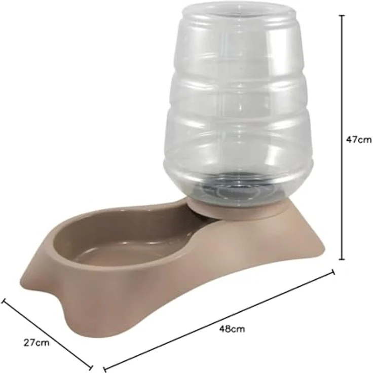 Kerbl Wasserspender Nuvola (11 l), Futternapf aus robustem Kunststoff, mit einfachem Drehverschluss – Bild 3