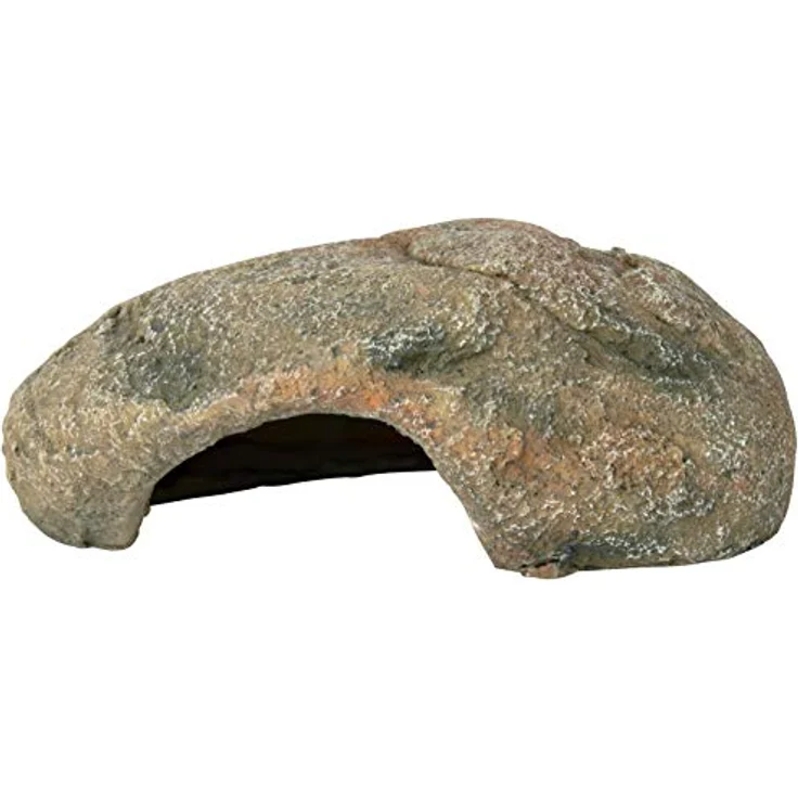Trixie 76190 Reptilienhöhle aus Polyesterharz, 17 × 7 × 10 cm, natürliche Steppenfels-Dekoration, leicht zu reinigen – Bild 4