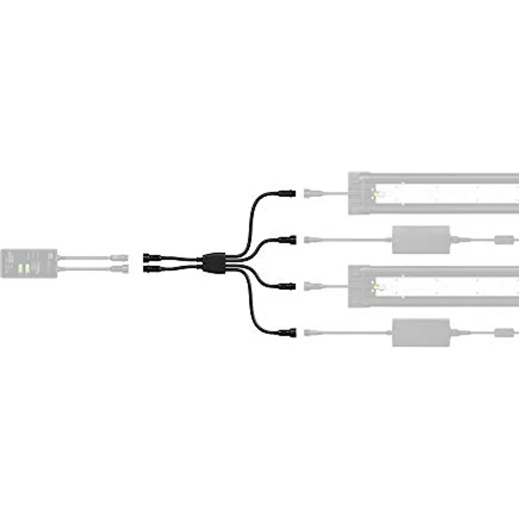Juwel Aquarium Splitter Spectrum (LED), Adapter für bis zu zwei HeliaLux Einsatzleuchten, wasserdicht, benutzerfreundliche Installation – Bild 4