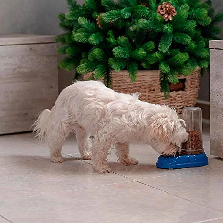 Ferplast AZIMUT 600 Futter- oder Wasserspender, 0,6 Liter für Hunde und Katzen, rutschfester Boden, Hygienisch, Weiß – Bild 5