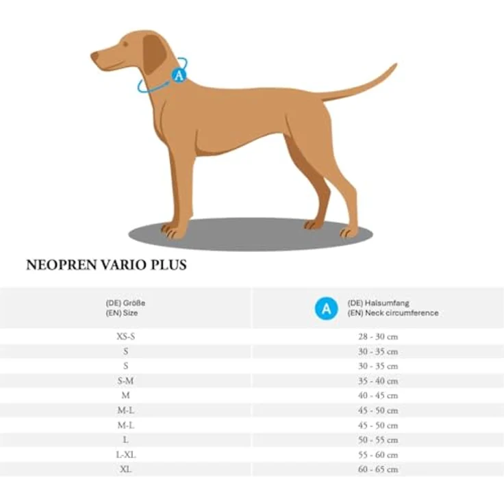 Hunter Hunde-Halsung Neopren Vario Plus braun-karamell M-L 1 – Bild 3