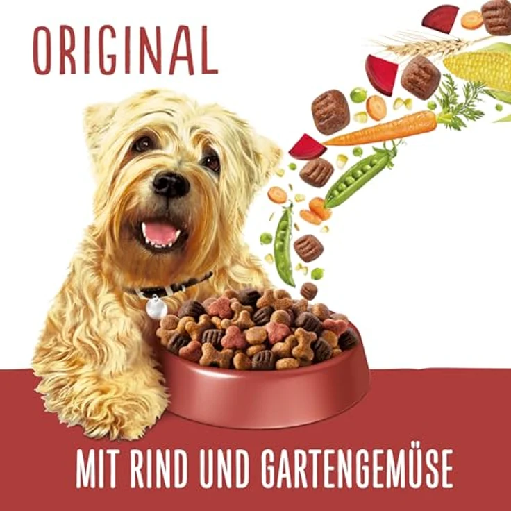 Beneful Original Hundefutter trocken, mit Rind und Gartengemüse, 12kg Packung für gesunde Verdauung und glänzendes Fell – Bild 3
