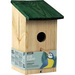 Erdtmann Nisthöhle Kiefer, Nistkasten für Höhlenbrüter mit variablen Einflugloch-Durchmessern von 27-32 mm