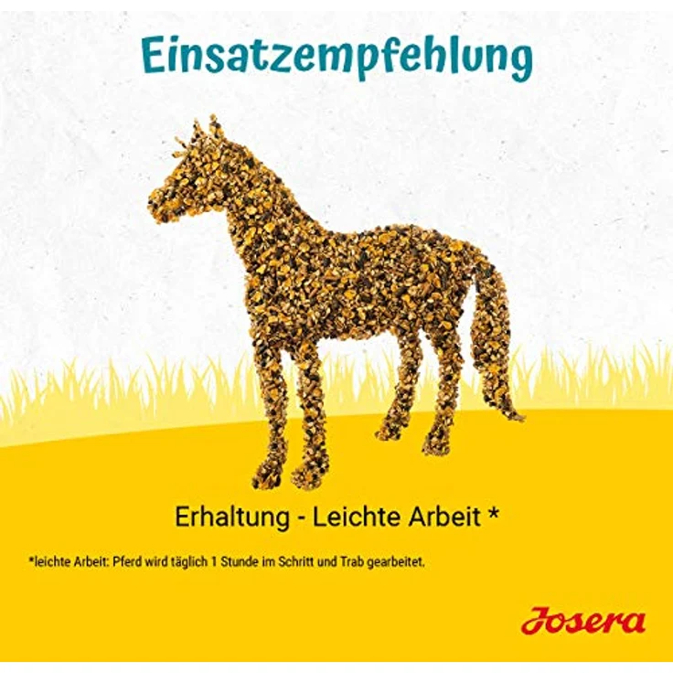 Josera Leichter Mix, haferfreies Apfelmüsli für Pferde in leichter Arbeit, 20 kg, proteinreduziert und vollwertig mineralisiert – Bild 2
