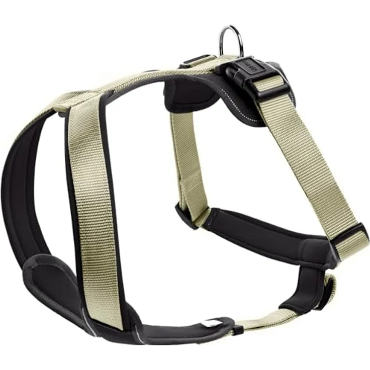 Hunter Hunde-Geschirr Neopren oliv-schwarz M 2 – Bild 2