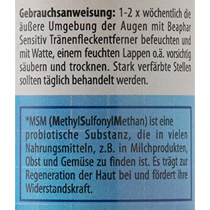 Beaphar Sensitiv Tränenfleckentferner 50 ml – Bild 5