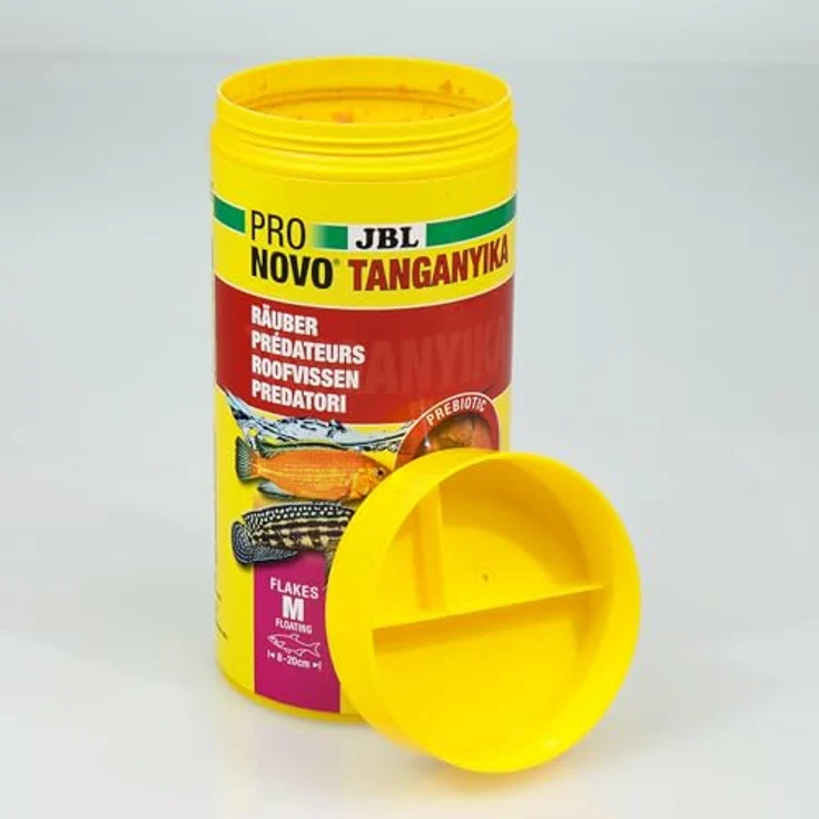 JBL PRONOVO TANGANYIKA FLAKES, Hauptfutter für Buntbarsche 8-20 cm, prebiotisch, 1000 ml Flocken – Bild 4