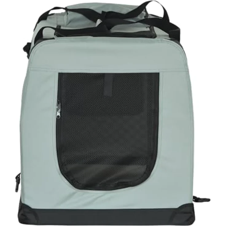 Rebel Animals Hunde-Transporter XXL 90x61x65 cm, faltbare Transporttasche mit ausgezeichnetem Belüftungsdesign und einfachem Zugriff von drei Seiten – Bild 3