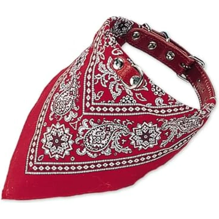 Nobby Halsband mit Tuch, rot L: 40 cm, 1 Stück – Bild 2