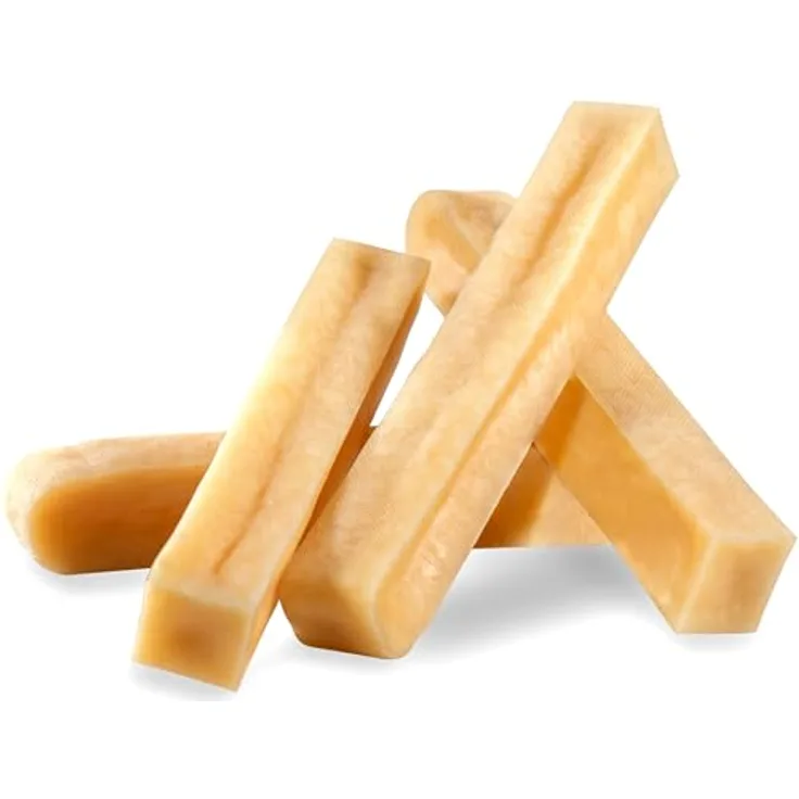 WOW BITES Premium Kaukäse für Hunde, Extra Klein Käsestangen - Langer Kauspaß aus natürlicher Milch, 100 g, 4er Pack, XS, geruchlos, proteinreich, gesund