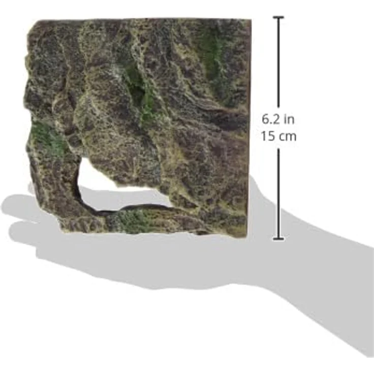 TRIXIE Terrariendeko Eck-Fels mit Höhle und Plattform, Regenwald-Motiv – Bild 5