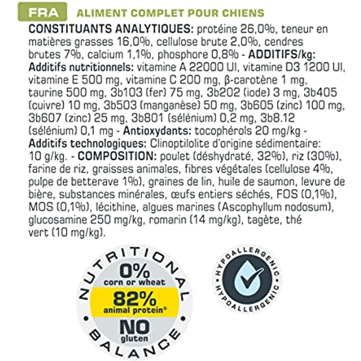 VERSELE-LAGA Opti Life Adult Medium Trockenfutter für Hunde, glutenfrei, mit Huhn und Reis, 12,5kg – Bild 3