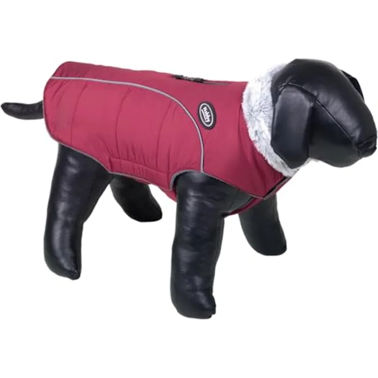 Nobby Hundepullover Alva rot, Hundemantel mit wasser- und windabweisender Kunstfaser