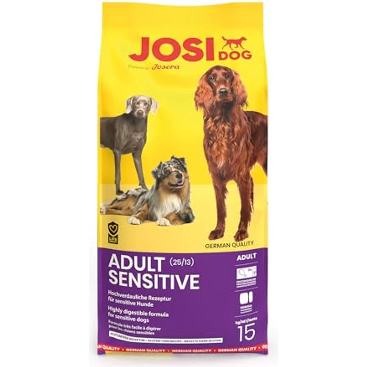 JosiDog Adult Sensitive, glutenfreies Trockenfutter für empfindliche Hunde, Sparpaket 2 x 15 kg, Single-Protein Geflügel – Bild 7
