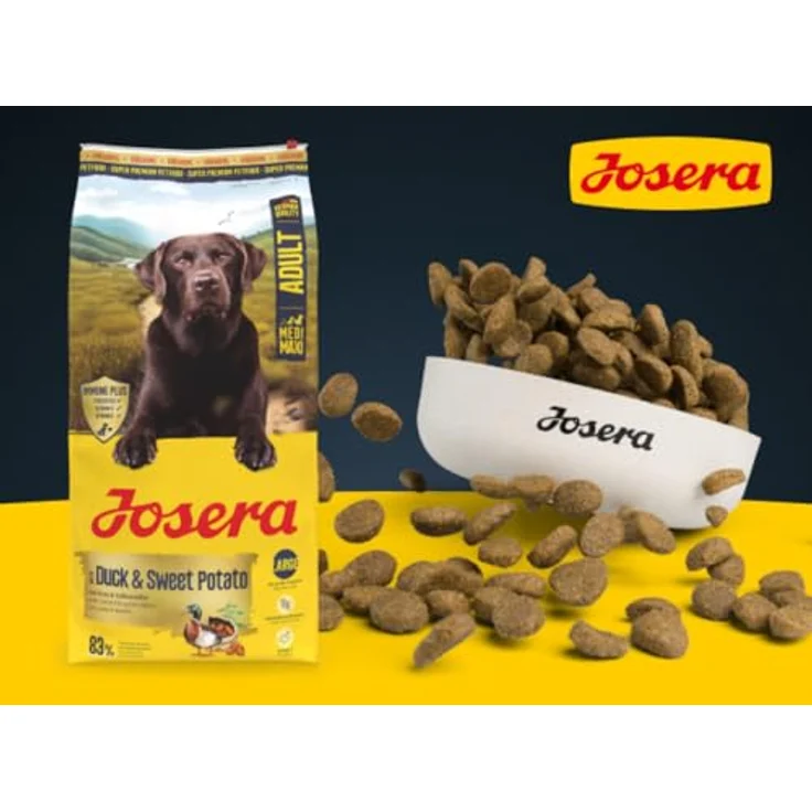 Josera Adult Duck & Sweet Potato, Getreidefreies Trockenfutter für Hunde, 12,5 kg, mit Omega 3 Fettsäuren und IMMUNE PLUS – Bild 5