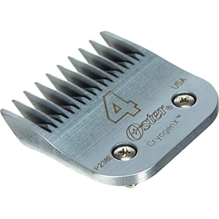 Oster Scherkopf Nr. 4, L: 9,5 mm Skip Tooth, Ersatzklinge für Hundeschermaschinen – Bild 3