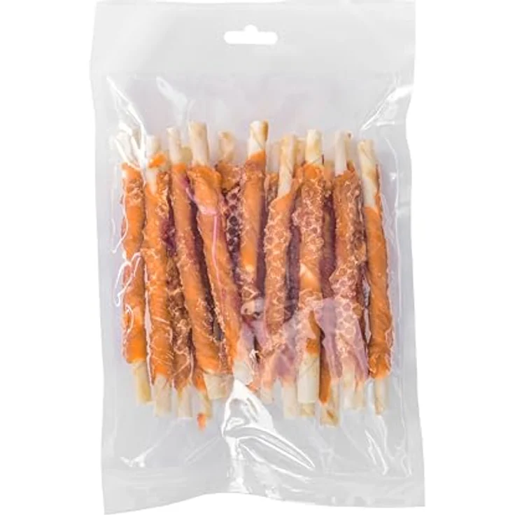 123... Hund dabei! Hähnchenfilet Kaurolle, 150g (ca. 16 Stück), Hundesnack für gesunde Kaumuskulatur – Bild 3