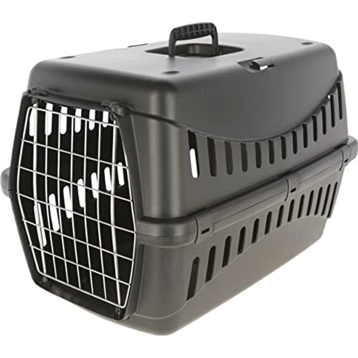 Kerbl 81333 Transportbox Expedion Metalltür 58x38x38cm, schwarz, 1.63 kg – Bild 2