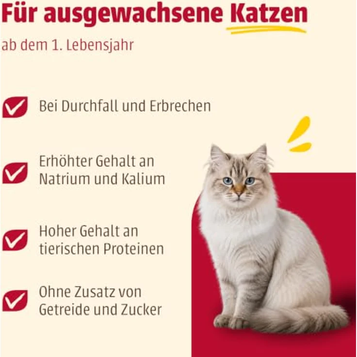 animonda INTEGRA PROTECT Intestinal, Katzen-Trockenfutter mit magerem Geflügel für Katzen mit akutem Durchfall, 1200g – Bild 2
