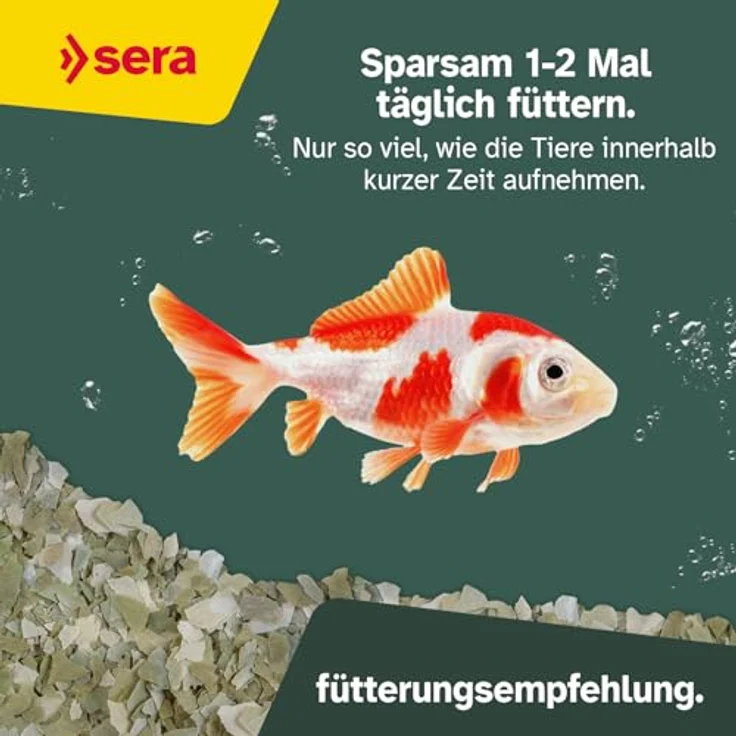 sera Pond Flakes 3,8 L (560g), Hauptfutter für Teichfische ohne Farb- & Konservierungsstoffe, fördert Gesundheit & Wachstum, ideal für Goldfische, Bitterlinge & Jungfische, für sauberes Teichwasser – Bild 4