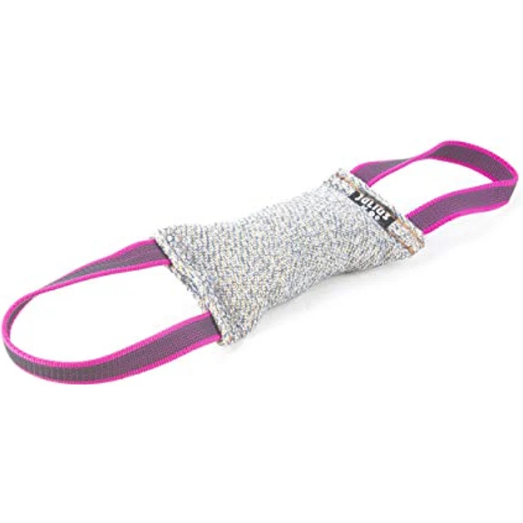 JULIUS K-9 Beisswurst, Baumwolle-Nylon, 20 cm x 5,5 cm, mit zwei Schlaufen, robust für Training und Spiel – Bild 2
