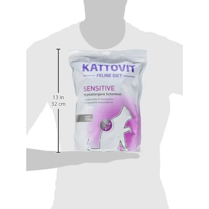 Kattovit Sensitive, Katzen-Trockenfutter 2er Pack (2 x 1.25 kg) mit ausgewählten Protein- und Kohlenhydratquellen – Bild 3