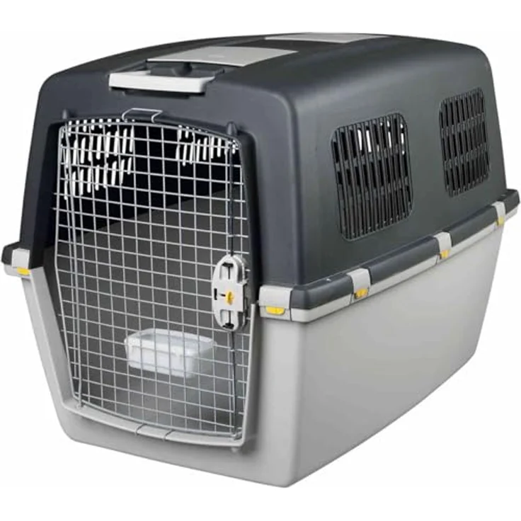 Trixie Transportbox Gulliver hellgrau-dunkelgrau L: 73 × 75 × 104 cm – Bild 1