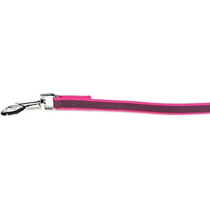 JULIUS K-9 IDC Color & Gray gummierte Leine, 14 mm x 1,2 m mit Schlaufe, stark und wetterfest, Pink-Grau – Bild 4