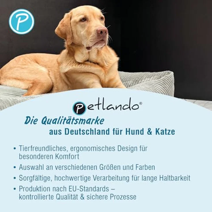 Petlando Decke Daisy, Hundedecke in braun, Größe S - 60 x 45 cm, kuschelig und bequem für Zuhause und unterwegs – Bild 5