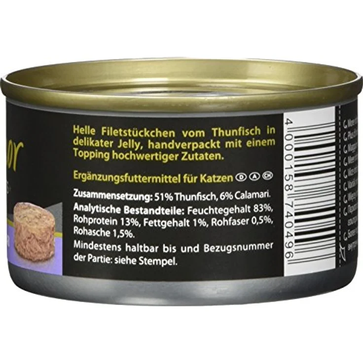 Miamor Feine Filets Thun & Calamari, Katzen-Nassfutter ohne Leber und Innereien, 24x100g – Bild 2