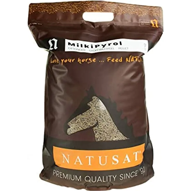 NATUSAT Milki Pyrol Pellets, ganzheitliche Ergänzung bei KPU-Störung, mit Zink, Mangan und B-Vitaminen, 10 kg